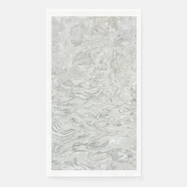 Serviette En Papier Motif de surface en marbre gris (Devant)