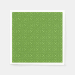 Serviette En Papier Motif de trèfle de coeur