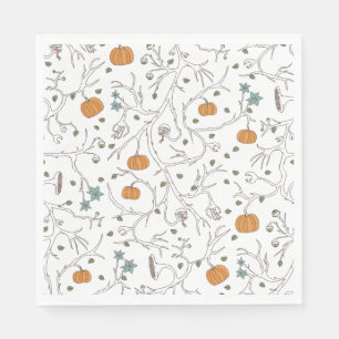 Serviette En Papier Motif de vigne effrayante pour Halloween