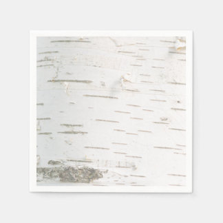 Serviette En Papier Motif d'écorce de bouleau
