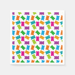 Serviette En Papier Motif des ours de gomme