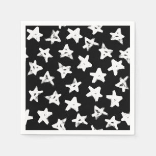 Serviette En Papier Motif d'étoiles
