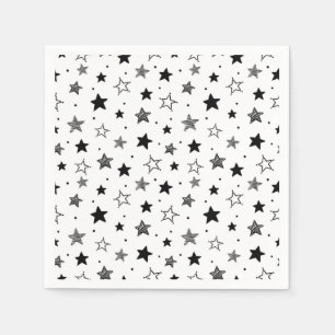 Serviette En Papier Motif d'étoiles