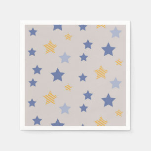 Serviette En Papier Motif d'étoiles