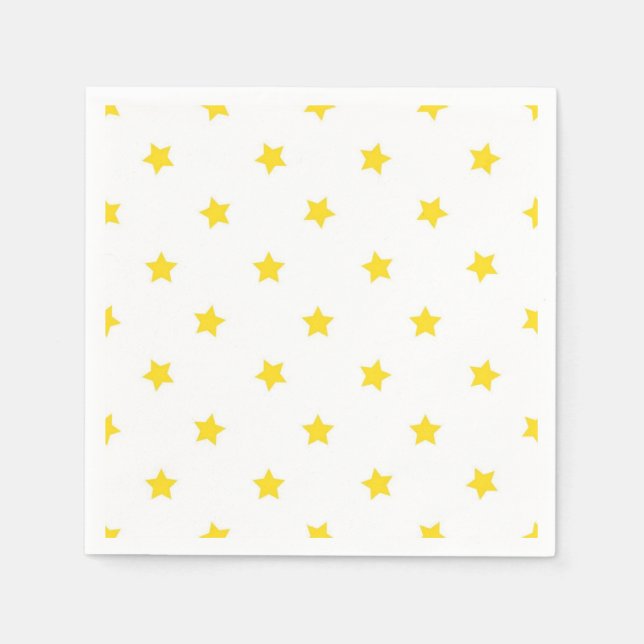 Serviette En Papier Motif d'étoiles (Devant)