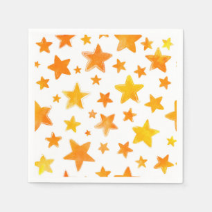 Serviette En Papier Motif d'étoiles