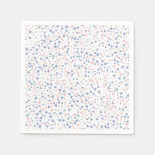 Serviette En Papier Motif d'étoiles