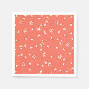 Serviette En Papier Motif d'étoiles