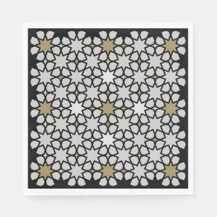 Serviette En Papier Motif d'origine en tissu arabe