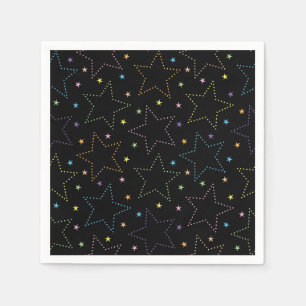 Serviette En Papier Motif du ciel de nuit étoilé