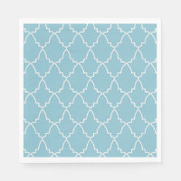 Motif en treillis marocain bleu clair