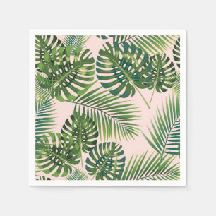 Serviette En Papier motif feuille
