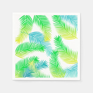 Serviette En Papier Motif feuille Palm