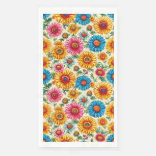 Serviette En Papier Motif floral