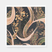 motif floral Abstrait, pois, vignes