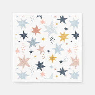 Serviette En Papier Motif Fun Star