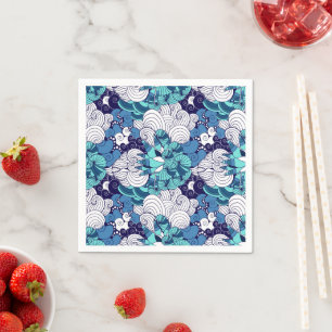 Serviette En Papier Motif Funky Seashell