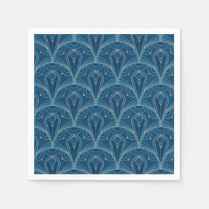 Serviette En Papier Motif géométrique Art Déco répétitif