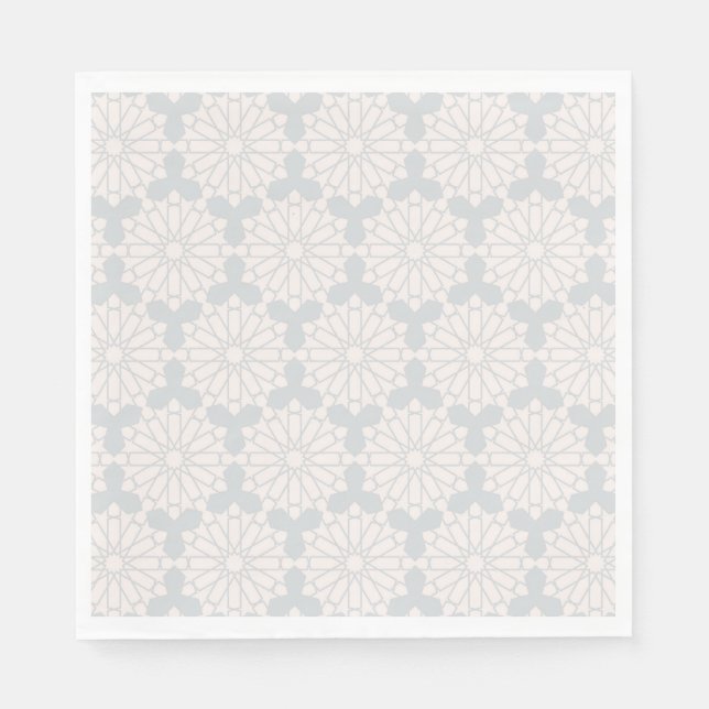 Serviette En Papier Motif géométrique islamique (Devant)