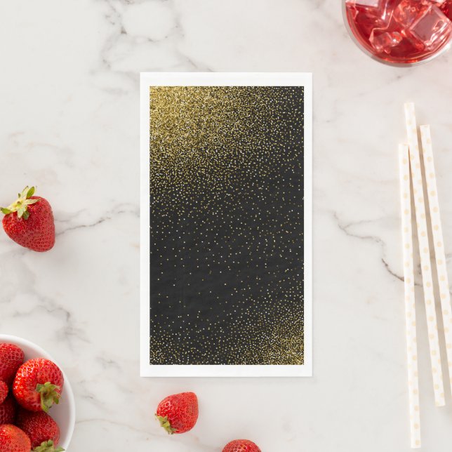 Serviette En Papier Motif Gradient 4 (En situation)