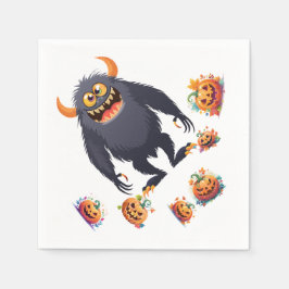 Serviette En Papier Motif Halloween activé