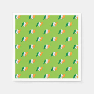 Serviette En Papier Motif irlandais de drapeau