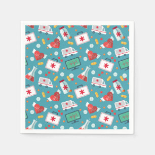 Serviette En Papier Motif Médicale d'icône