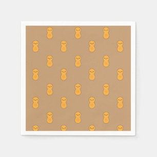 Serviette En Papier Motif mignon d'arachide