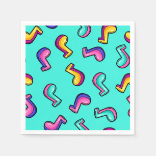 Serviette En Papier Motif musical