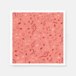 Serviette En Papier Motif musical