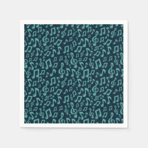 Serviette En Papier Motif musical