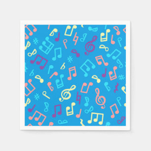 Serviette En Papier Motif musical