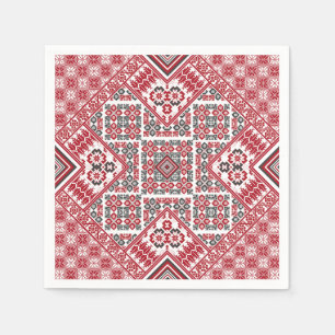Serviette En Papier Motif palestinien de broderie 2