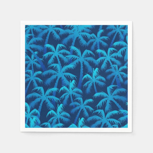 Serviette En Papier Motif palmier (Devant)