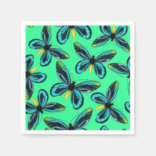 Serviette En Papier Motif papillon de la reine Alexandra