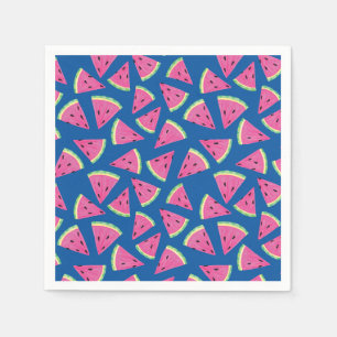 Serviette En Papier Motif pastèque de fruit tropical