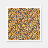 Motif rayé tigre audacieux – Impression d'animal e