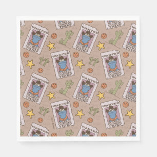 Serviette En Papier Motif Recherché Cookie Monster