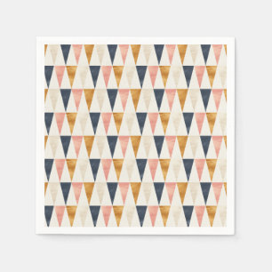 Serviette En Papier Motif scandinave de drapeau de marine