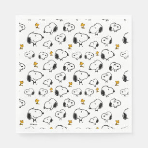 Serviette En Papier Motif Snoopy & Woodstock