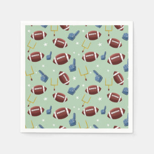 Serviette En Papier Motif sportif américain de football