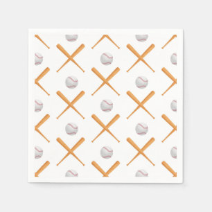 Serviette En Papier Motif sportif de baseball Batup