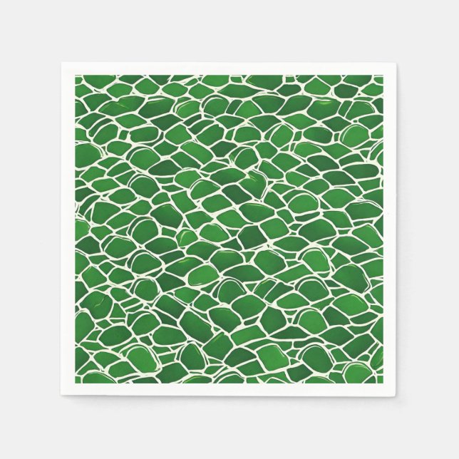 Serviette En Papier Motif Tortue Shell (Devant)