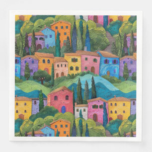Serviette En Papier Motif toscan moderne