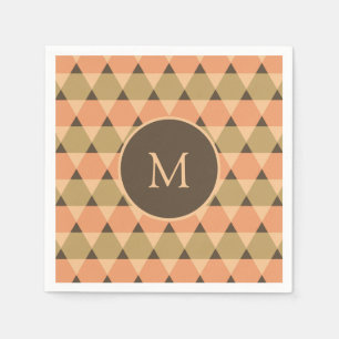 Serviette En Papier Motif triangles