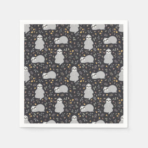 Serviette En Papier Motif Tropical Baby Sloth