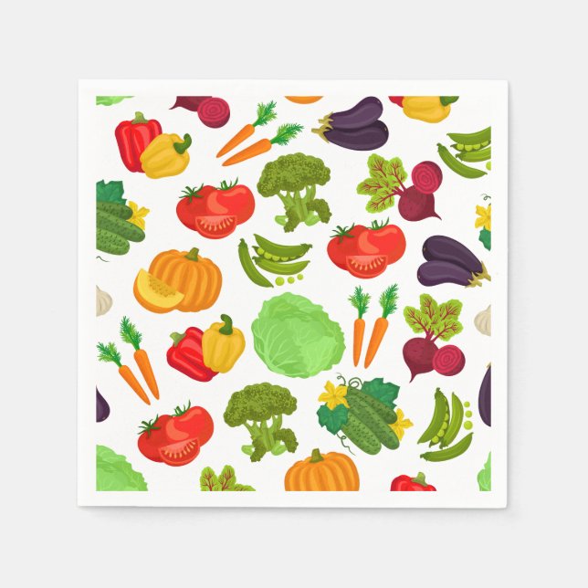 Serviette En Papier Motif végétal transparent (Devant)
