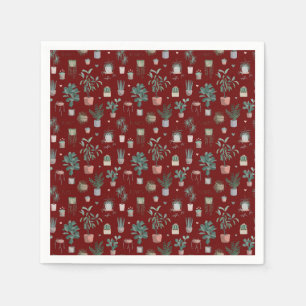 Serviette En Papier Motif Wild Cactus