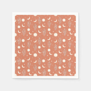 Serviette En Papier Motif Wild Cactus