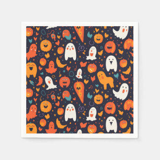 Serviette En Papier Motifs qui capturent le charme d'Halloween